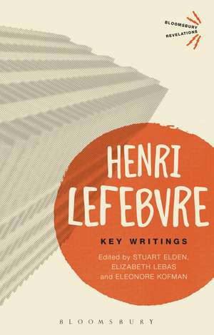 Key Writings de Henri Lefebvre