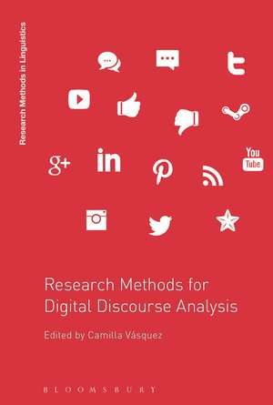 Research Methods for Digital Discourse Analysis de Dr Camilla Vásquez