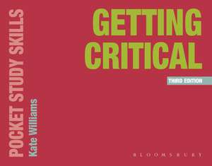 Getting Critical de Kate Williams