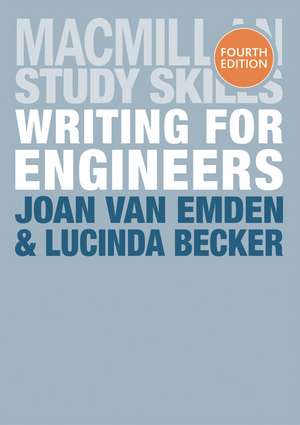 Writing for Engineers de Joan van Emden