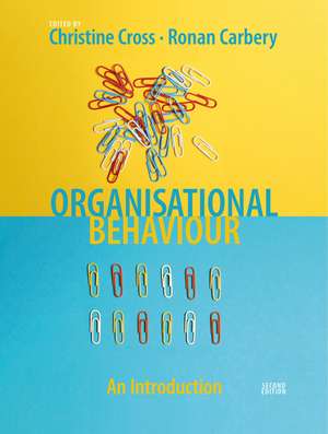 Organisational Behaviour de Christine Cross