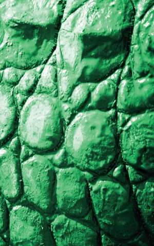 Alive! Crocodile Skin - Emerald Duotone - Photo Art Notebooks (5 X 8 Series) de Eva-Lotta Jansson