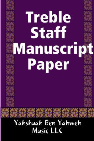 Treble Staff Manuscript Paper de Carol Gilmore