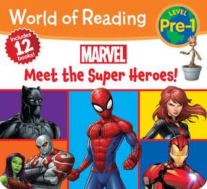 World of Reading Marvel Meet the Super Heroes! (Pre-Level 1 Boxed Set) de Marvel Press Book Group