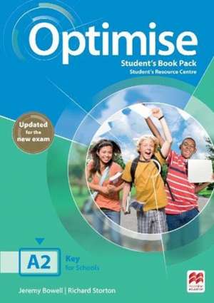 Optimise A2 Student's Book Pack de Richard Storton