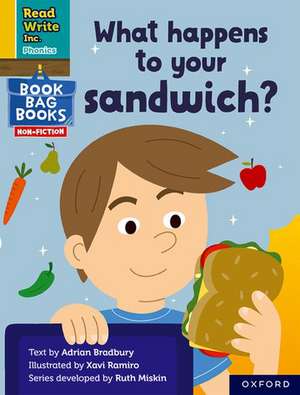 Read Write Inc. Phonics: What happens to your sandwich? (Yellow Set 5 NF Book Bag Book 2) de Ruth Miskin