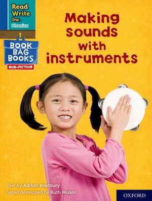 Read Write Inc. Phonics: Making sounds with instruments (Blue Set 6 NF Book Bag Book 10) de Ruth Miskin