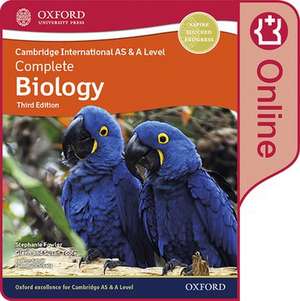 Cambridge International AS & A Level Complete Biology Enhanced Online Student Book de Stephanie Fowler