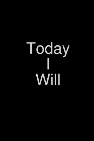 Today I Will de Anna Carter