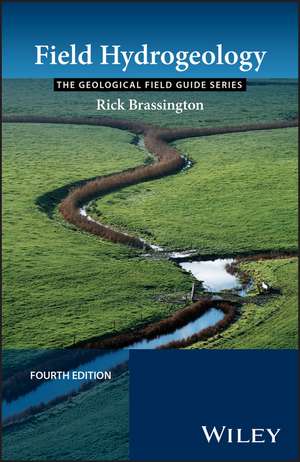 Field Hydrogeology de Rick Brassington