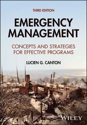 Emergency Management de Lucien G. Canton