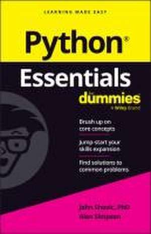 Python Essentials For Dummies de JC Shovic