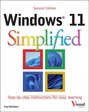Windows 11 Simplified, 2nd Edition de Paul McFedries