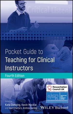 Pocket Guide to Teaching for Clinical Instructors de Advanced Life Support Group (Alsg)