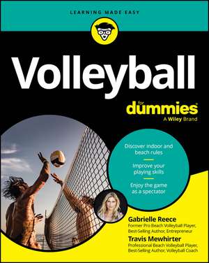 Volleyball For Dummies de Gabrielle (Nike) Reece