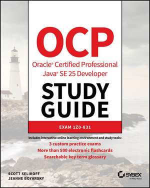 OCP Oracle Certified Professional Java SE 25 Developer Study Guide de Jeanne Boyarsky