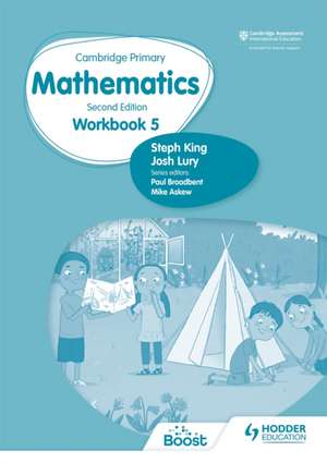 Lury, J: Cambridge Primary Mathematics Workbook 5 Second Edi de Steph King