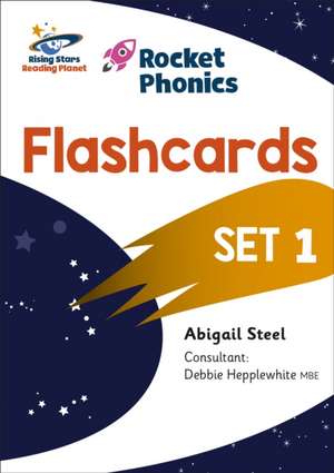 Reading Planet: Rocket Phonics - Flashcards - Set 1 de Abigail Steel