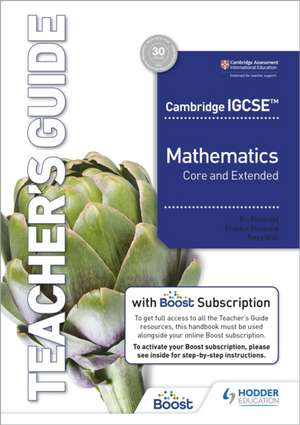 Cambr. IGCSE Core and Extended Mathematics Teacher's Guide de Terry Wall