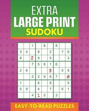 Saunders, E: Extra Large Print Sudoku