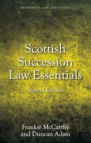 Succession Law Essentials de Frankie Mccarthy