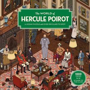 The World of Hercule Poirot 1000 Piece Puzzle de Agatha Christie Agatha Christie Ltd