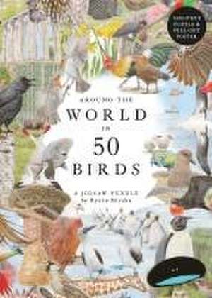 Around the World in 50 Birds 1000 Piece Puzzle de Mike Unwin