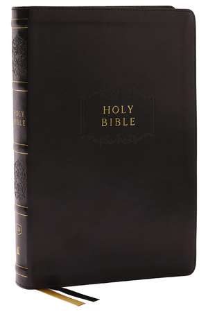 KJV Holy Bible with 73,000 Center-Column Cross References, Black Leathersoft, Red Letter, Comfort Print (Thumb Indexed): King James Version de Thomas Nelson