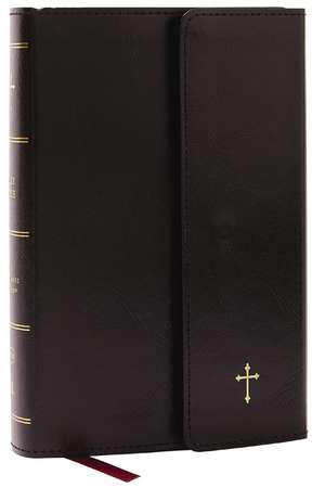 NKJV Compact Paragraph-Style Bible w/ 43,000 Cross References, Black Leatherflex w/ Magnetic Flap, Red Letter, Comfort Print: Holy Bible, New King James Version: Holy Bible, New King James Version de Thomas Nelson