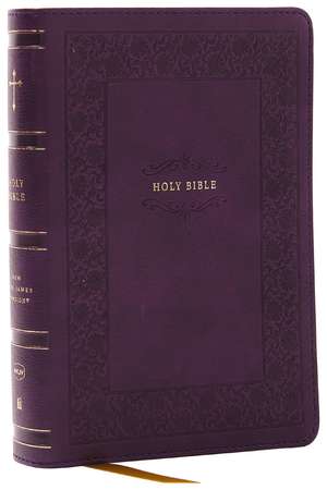 NKJV Compact Paragraph-Style Bible w/ 43,000 Cross References, Purple Leathersoft, Red Letter, Comfort Print: Holy Bible, New King James Version: Holy Bible, New King James Version de Thomas Nelson