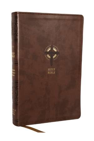 NRSVCE Sacraments of Initiation Catholic Bible, Brown Leathersoft, Comfort Print de Catholic Bible Press