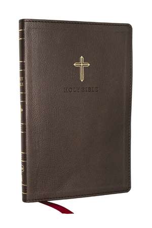 KJV Holy Bible, Ultra Thinline, Black Leathersoft, Red Letter, Comfort Print de Thomas Nelson