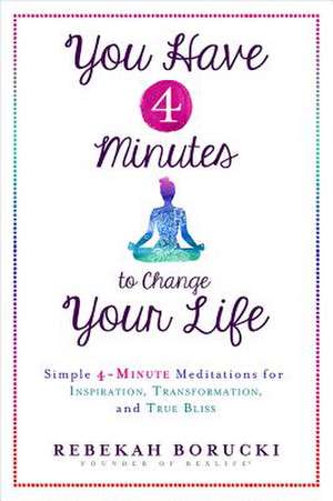 You Have 4 Minutes to Change Your Life de Rebekah Borucki