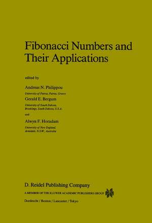 Fibonacci Numbers and Their Applications de Andreas N. Philippou