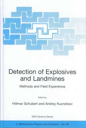 Detection of Explosives and Landmines: Methods and Field Experience de Hiltmar Schubert