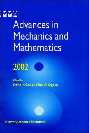 Advances in Mechanics and Mathematics de David Yang Gao