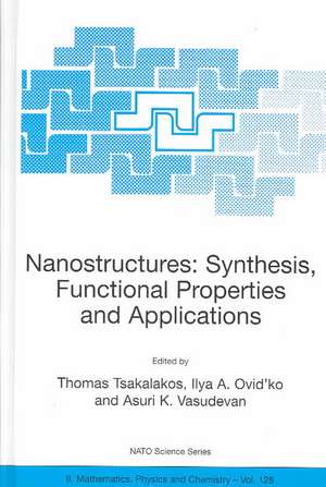 Nanostructures: Synthesis, Functional Properties and Applications de Thomas Tsakalakos