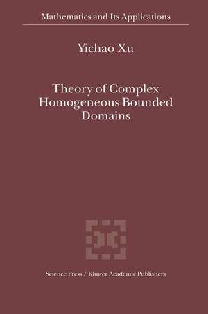 Theory of Complex Homogeneous Bounded Domains de Yichao Xu