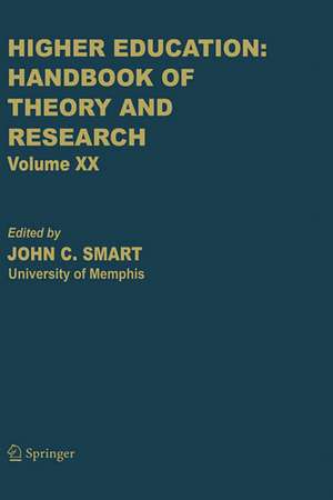 Higher Education: Handbook of Theory and Research de J.C. Smart