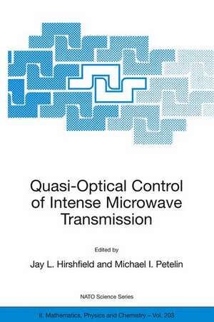 Quasi-Optical Control of Intense Microwave Transmission: Proceedings of the NATO Advanced Research Workshop on Quasi-Optical Control of Intense Microwave Transmission Nizhny, Novgorod, Russia 17 - 20 February 2004 de Jay L. Hirshfield