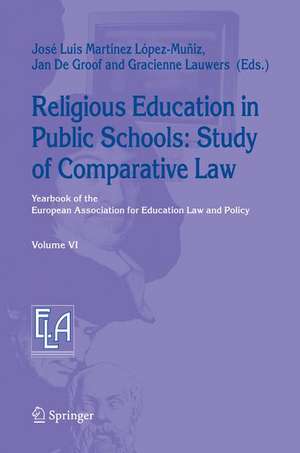 Religious Education in Public Schools: Study of Comparative Law de José Luis Martínez López-Muñiz