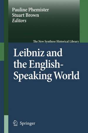 Leibniz and the English-Speaking World de Pauline Phemister