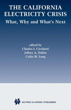 The California Electricity Crisis: What, Why, and What’s Next de Charles J. Cicchetti