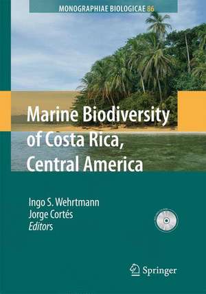 Marine Biodiversity of Costa Rica, Central America de Ingo S. Wehrtmann