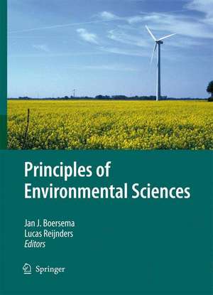 Principles of Environmental Sciences de Jan J. Boersema