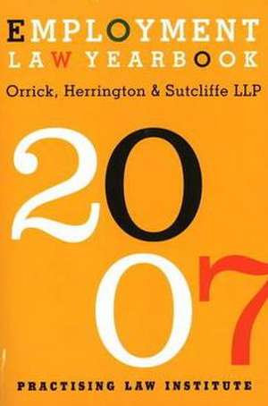 Employment Law Yearbook de Herrington & Sutcliffe Orrick