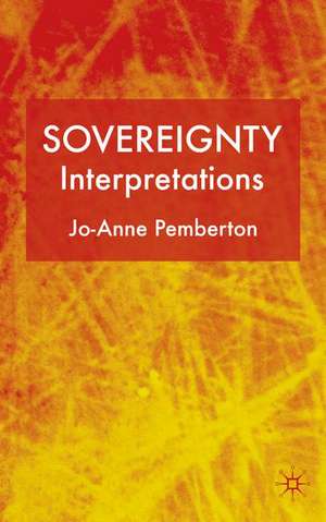 Sovereignty de Joanne Pemberton
