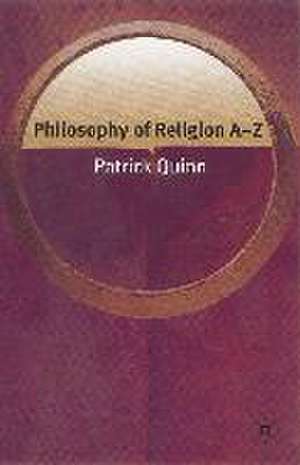 Philosophy of Religion A-Z de Nana