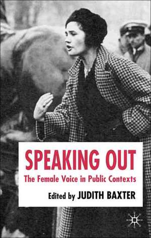 Speaking Out de J. Baxter