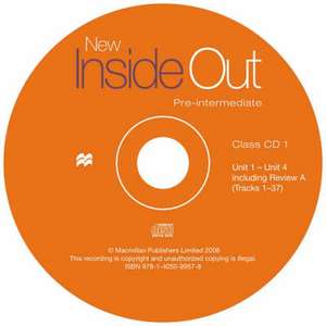 Kay, S: New Inside Out Pre-Intermediate Class Audio CDx3 de Vaughan Jones